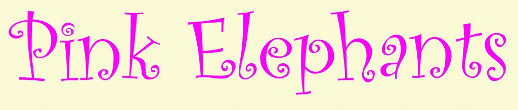 Pink Elephants by Pat Holly